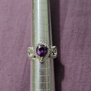 Purple Glass Ring